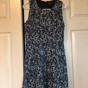 Blue flowered Gap dress